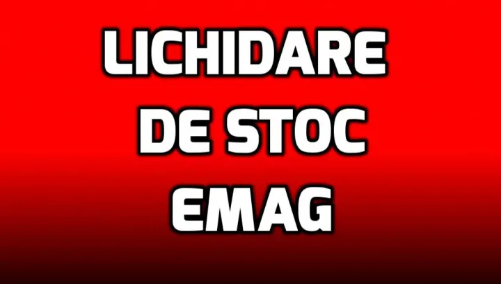 Lichidări de stoc la eMAG – 10 produse care merită toți banii