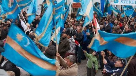 Manifestații în Harghita: "Suntem împotriva culpabilizării generale a comunității maghiare!"
