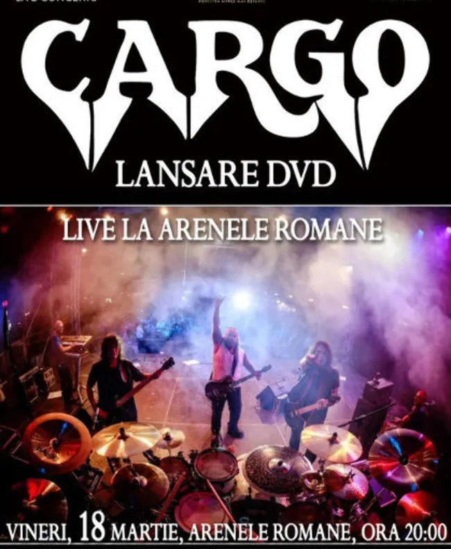 CARGO lanseaza printr-un concert, DVD-ul "Cargo Live la Arenele Romane" pe 18 Martie