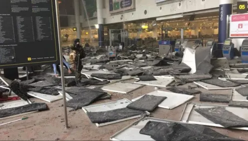 Filmuleţul cutremurător postat de unul dintre românii răniţi în explozia de la aeroportul din Belgia