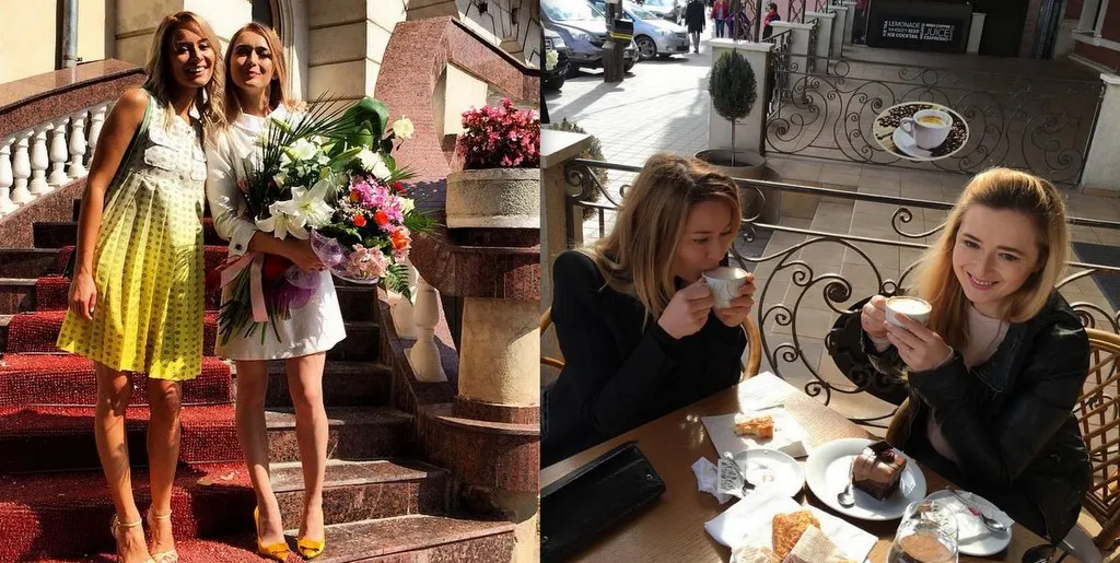 Laura Cosoi are o soră la fel de frumoasă. Seamănă foarte mult între ele