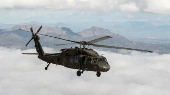 Elicopter militar prăbuşit. Nu există supravieţuitori