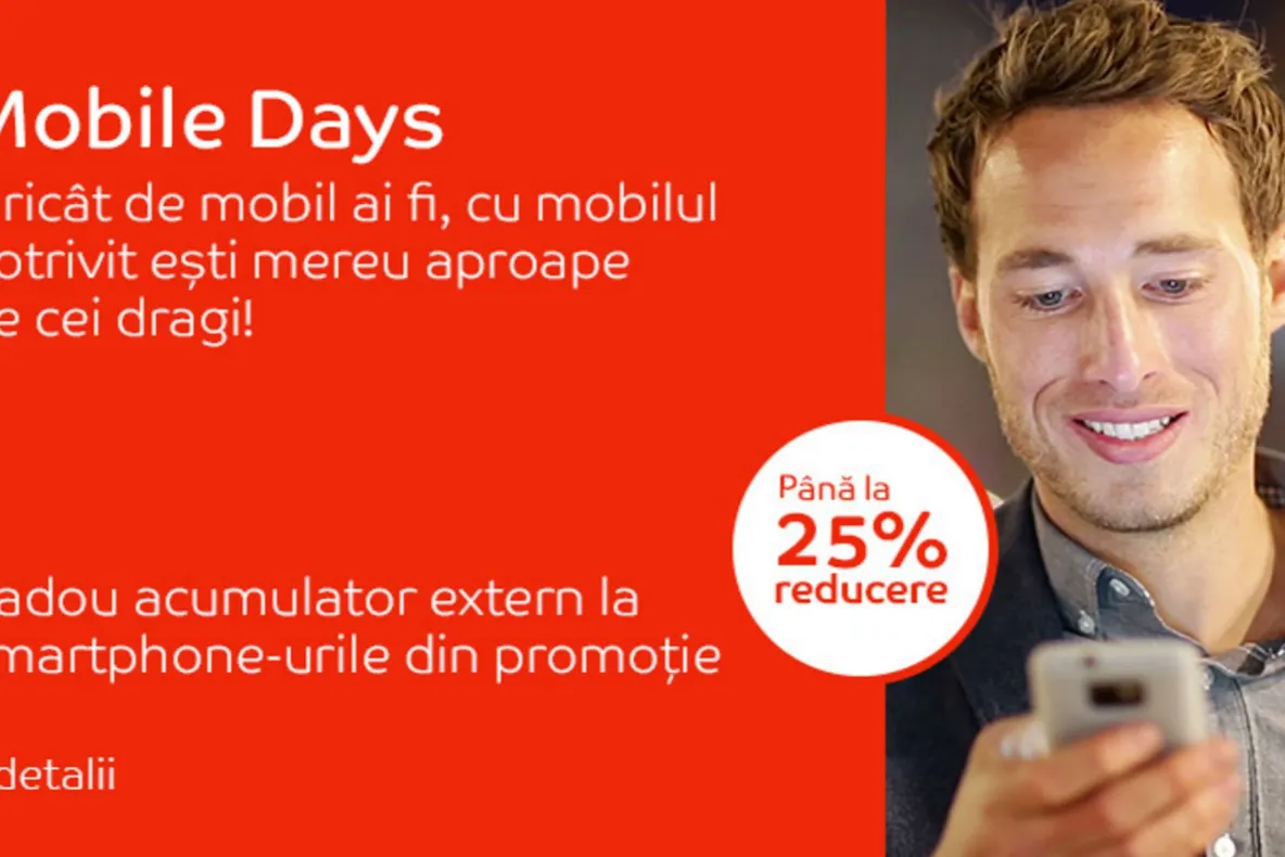 eMAG – Mobile Days aduce reduceri de 25% pentru cele mai tari telefoane ale momentului