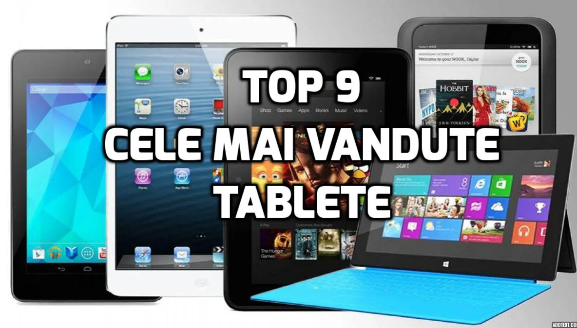 eMAG – TOP 9 cele mai vandute tablete. Care sunt preturile lor