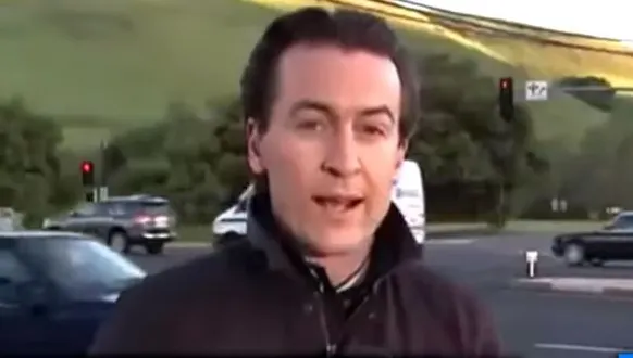 Un reporter, la un pas să-și piardă viața în direct