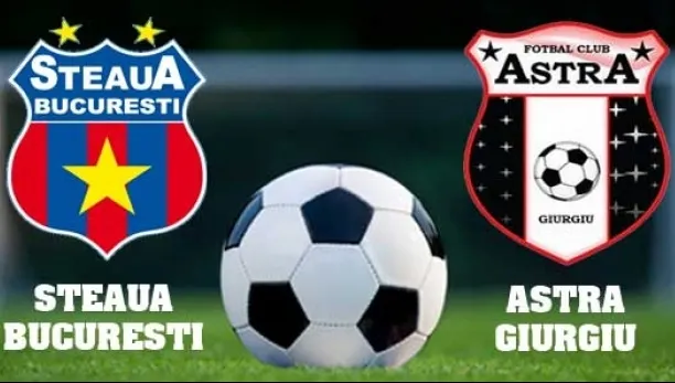 Steaua - Astra Giurgiu: 2-0. Steaua a pus capăt celor 12 etape fără înfrângere ale Astrei