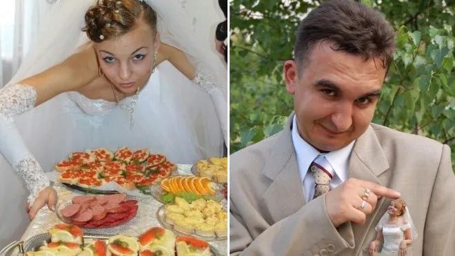 Cele mai penibile fotografii de nuntă din Rusia! Cum au putut să pună aşa ceva în albumul de nuntă?