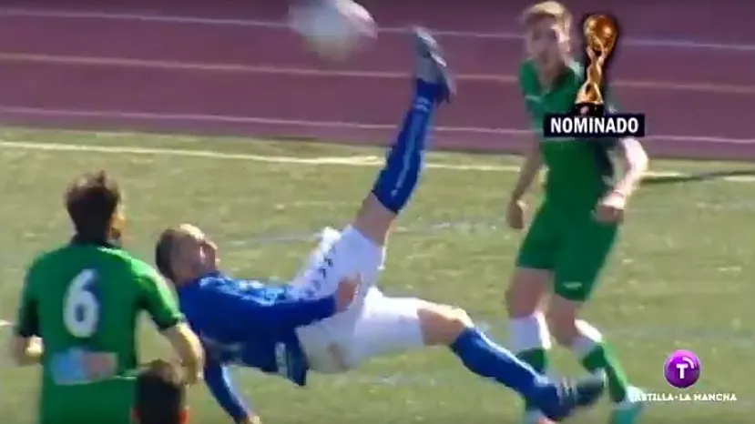 Gol imposibil în campionatul Spaniei: foarfecă pe spate de la 30 de metri