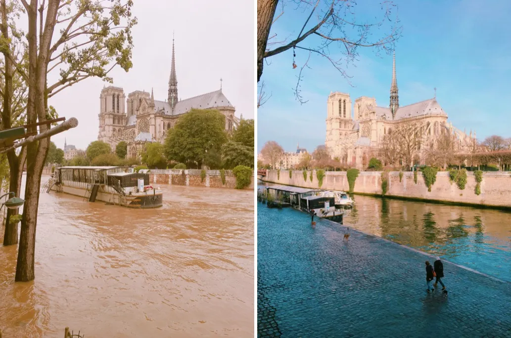 Cum arată de fapt inundaţiile din Paris. Fotografii greu de crezut - GALERIE FOTO