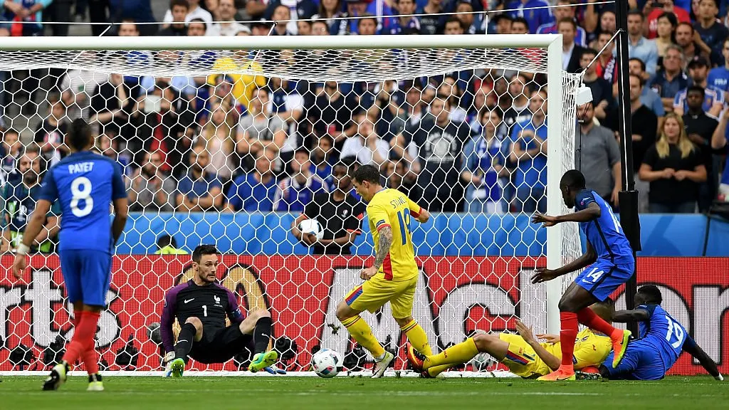 EURO 2016. Franţa - România 2-1. GHINION pe final de meci. Start curajos de turneu pentru România