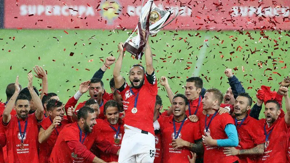 Astra Giurgiu a învins CFR Cluj şi a câştigat Supercupa României a doua oară în istoria sa