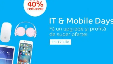 eMAG – IT Mobile Days – TOP 6 oferte la telefoane mobile. Cat costa Samsung S6 si iPhone 6S