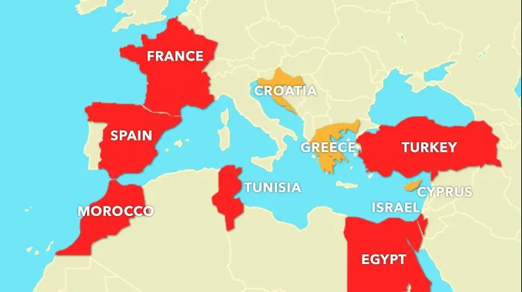 HARTA TERORII pentru turiști în vara asta, după Nisa și Turcia. Unde mai poți să megi la Mediterana