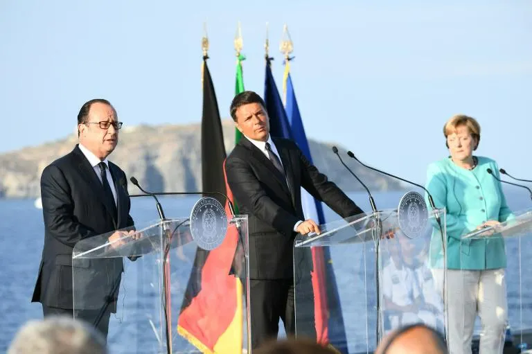 "Acesta e începutul unei Europe noi". Ce au stabilit Merkel, Hollande și Renzi pe Insula Ventotene