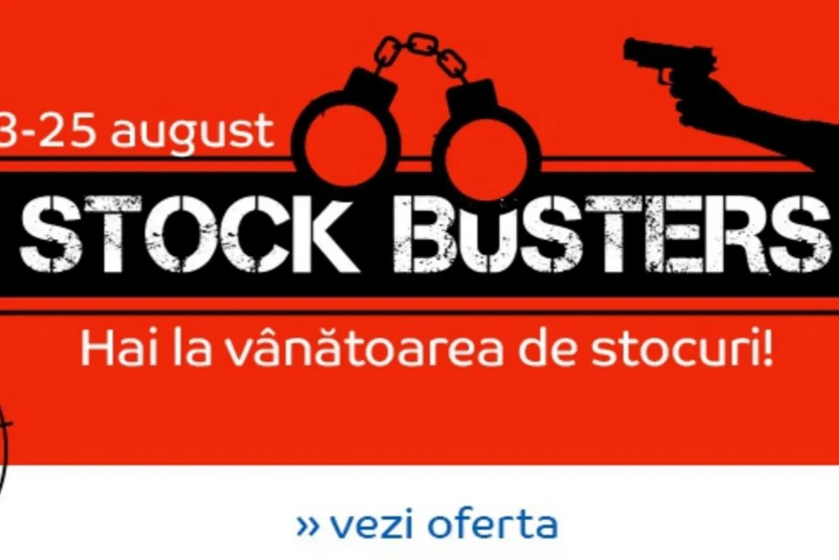 eMAG - Stock Busters - 3 zile de lichidari de stoc de la cel mai mare magazin online