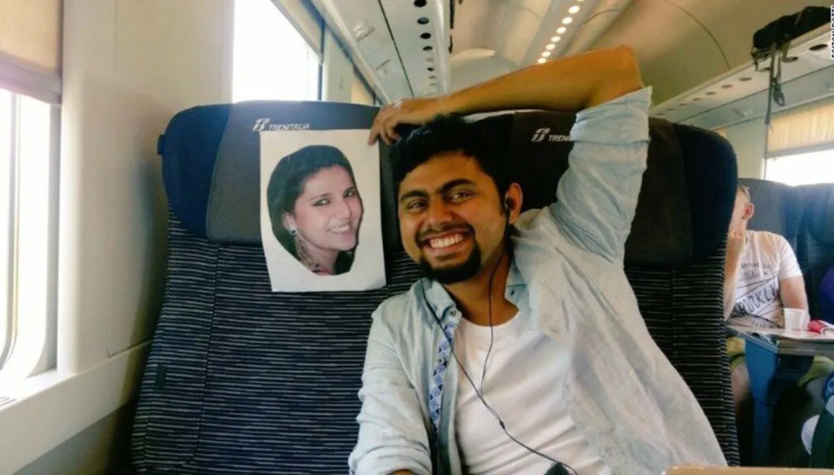 Un indian a plecat singur în luna de miere.Şi-a făcut un selfie cu fotografia soţiei. ŞOC Ce a aflat