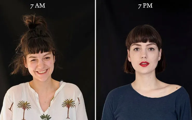 Diferență uriașă! Cum arată oamenii la 7 dimineața și la 7 seara