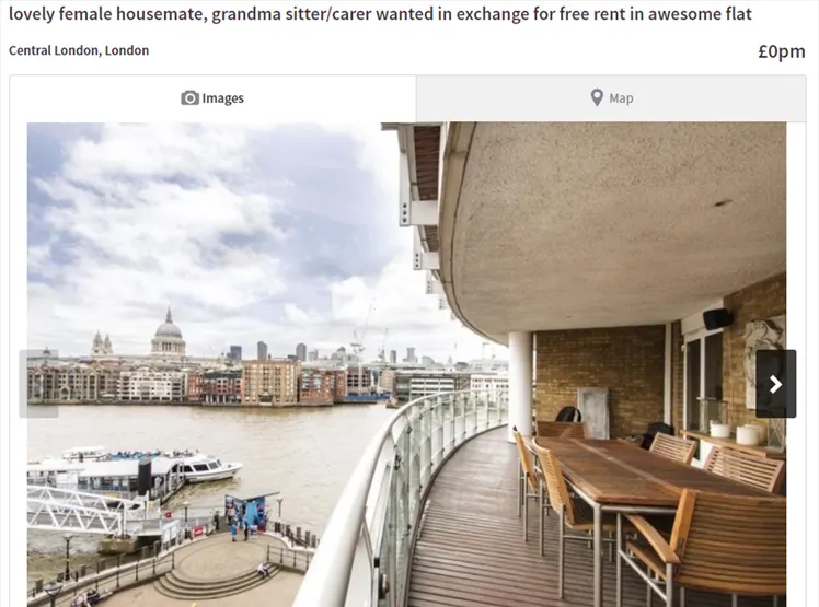 Poţi să locuieşti gratis în acest apartament din Londra. Există o singură condiţie