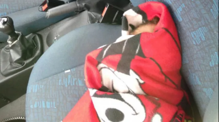 Au spart geamul mașinii să salveze un bebeluș. Polițiștii au încremenit! Ce se afla printre scutece