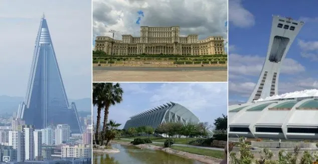 Palatul Parlamentului, în topul construcțiilor "jenante", alături de hotelul monstruos din Phenian