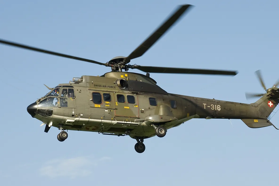 Elicopter prăbușit în Elveția