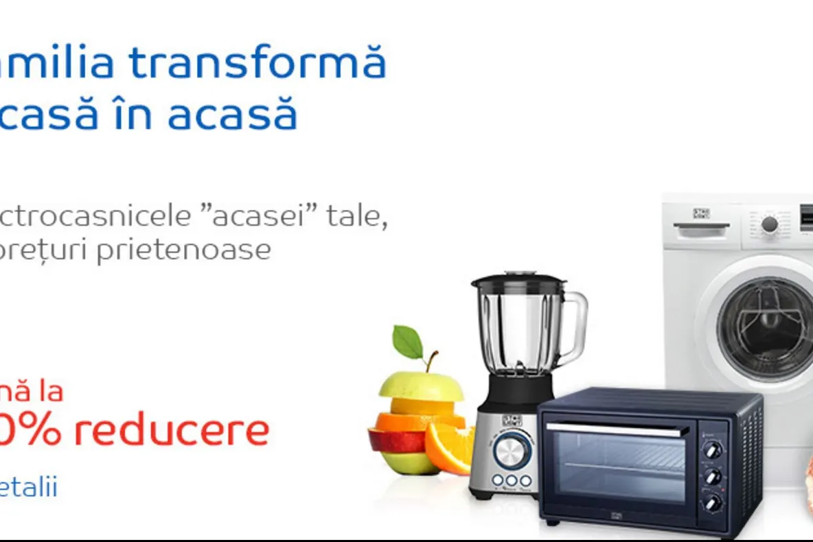 eMAG – Reduceri mari pentru electrocasnicele Star Light. Top 7 cele mai bune oferte