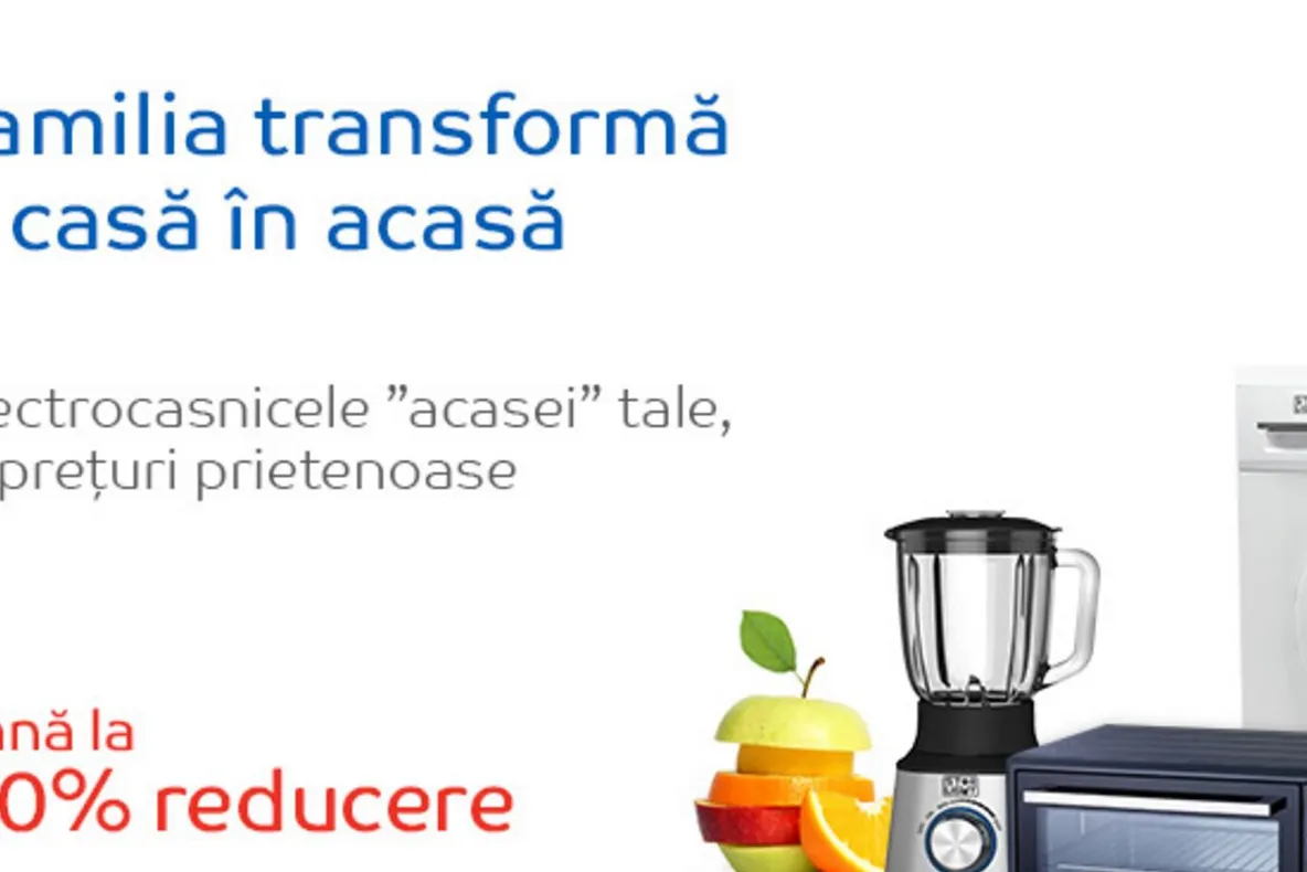 eMAG – Ultimele ore de reduceri 40% pentru electrocasnicele Star Light