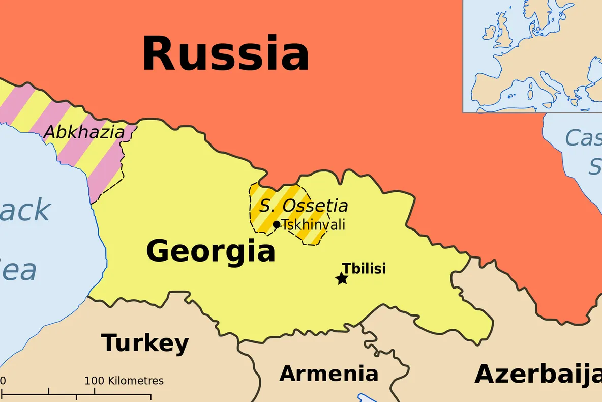 ATENTAT în Georgia. Un individ s-a aruncat în aer în incinta televiziunii publice din Abhazia