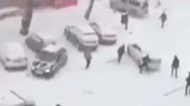 Iarnă grea în Rusia. Șoferii sunt îngroziți