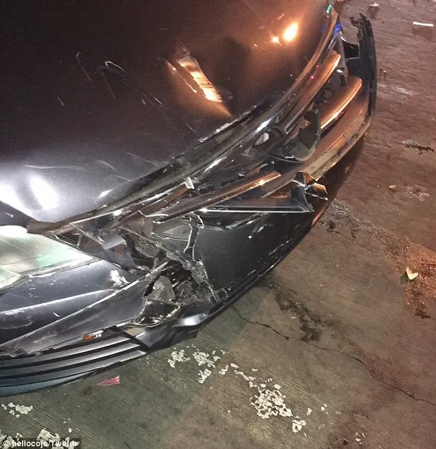 Fotografie şoc: faţa unei femei, imprimată pe tetieră în urma unui accident auto