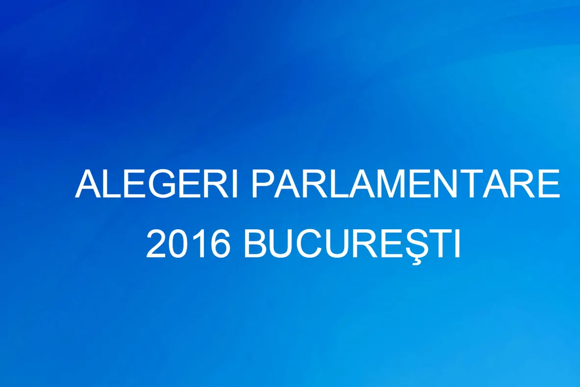 REZULTATE alegeri parlamentare 2016 București. USR, diferență uriașă față de PNL