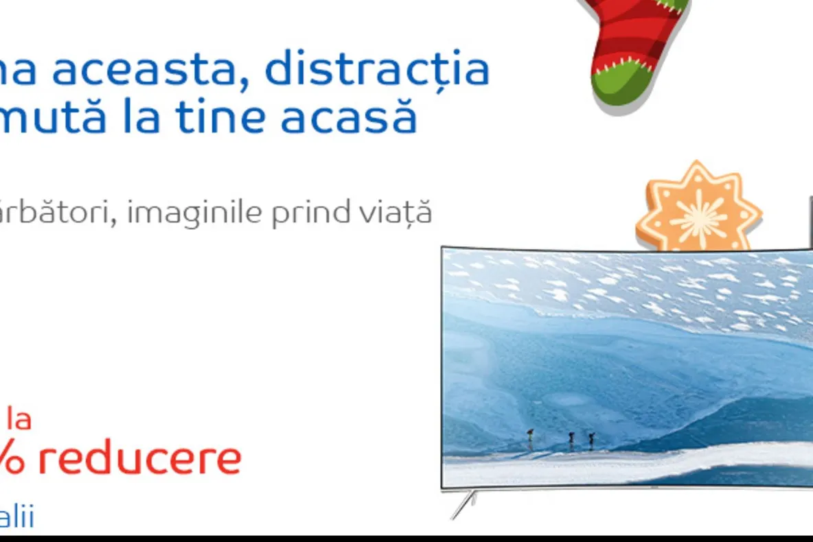 eMAG – Pana la 45% reducere pentru televizoarele Samsung. Promotie speciala
