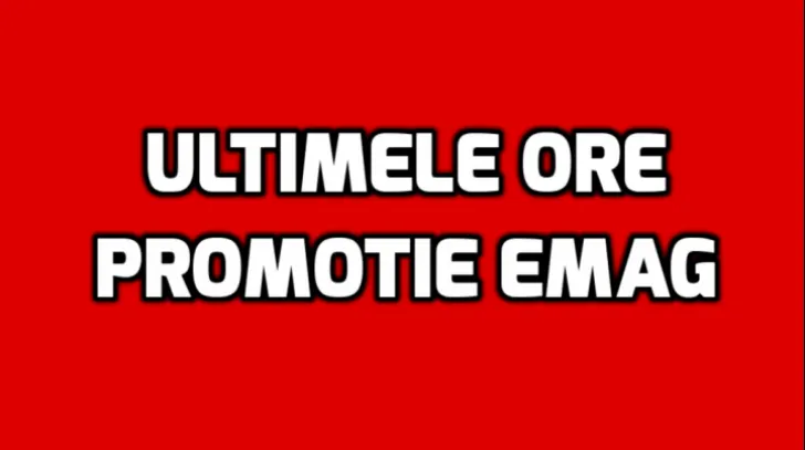 eMAG Saptamana electrocasnicelor - Ultimele ore de promotie cu reduceri de pana la 40%