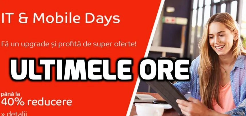 eMAG IT&Mobile Days – Sunt ultimele ore cu reduceri de 40%. Ce produse au mai ramas in stoc