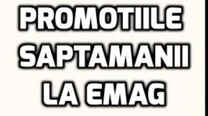 eMAG – Inceput de saptamana in forta! Reduceri de pana la 50%, mai multe promotii simultan