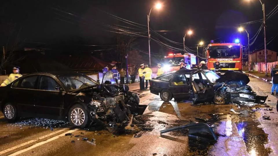 Accident crunt produs de un preot băut 