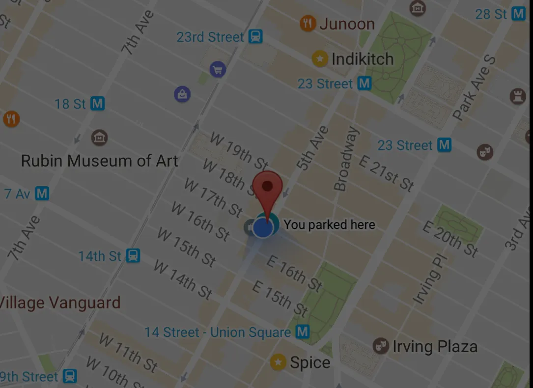 Google Maps ne va spune unde am parcat maşina