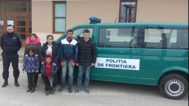 Migranți din Irak și Siria, prinși în timp ce încercau să intre ilegal în România