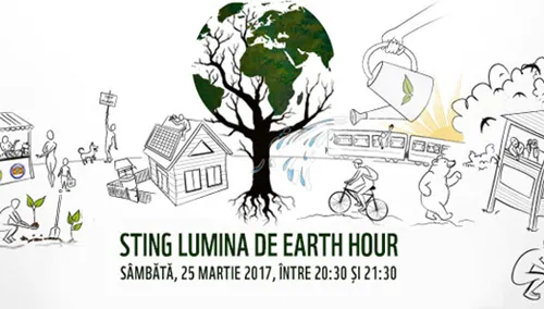 Ora Pământului 2017. Ce evenimente s-au pregătit de Ora Pământului 2017 în Bucureşti şi în ţară