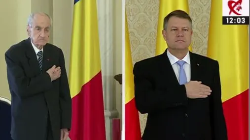 Președintele de onoare al PNL, Mircea Ionescu Quintus, decorat înainte să împlinească 100 de ani