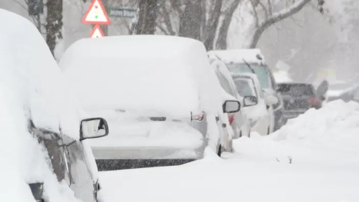 Iarnă în toată regula în martie. Zăpadă de 30 de cm, în Harghita