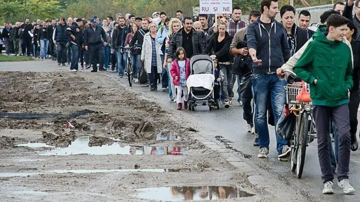 Haosul din București i-a scos pe oameni în stradă. Protest în Prelungirea Ghencea