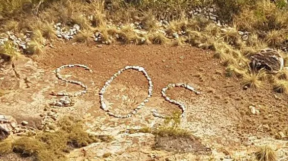 Au văzut un semn SOS pe o insulă izolată. Când au coborât din elicopter, au înghețat...