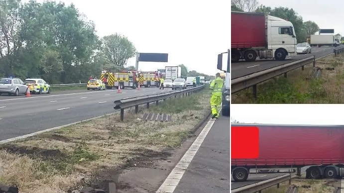 TRAGEDIE. Cinci români spulberați de un camion pe o autostradă din Marea Britanie 
