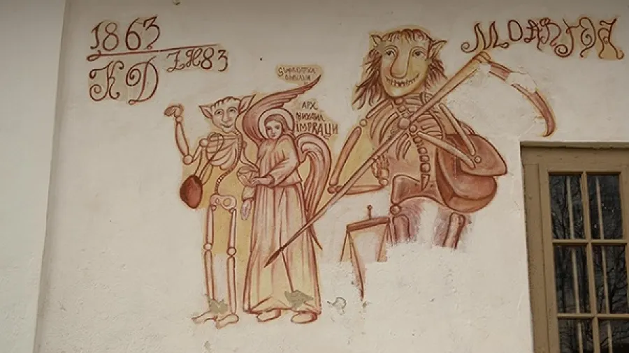 Locul din România, unic în lume. Biserica cu moartea râzând 