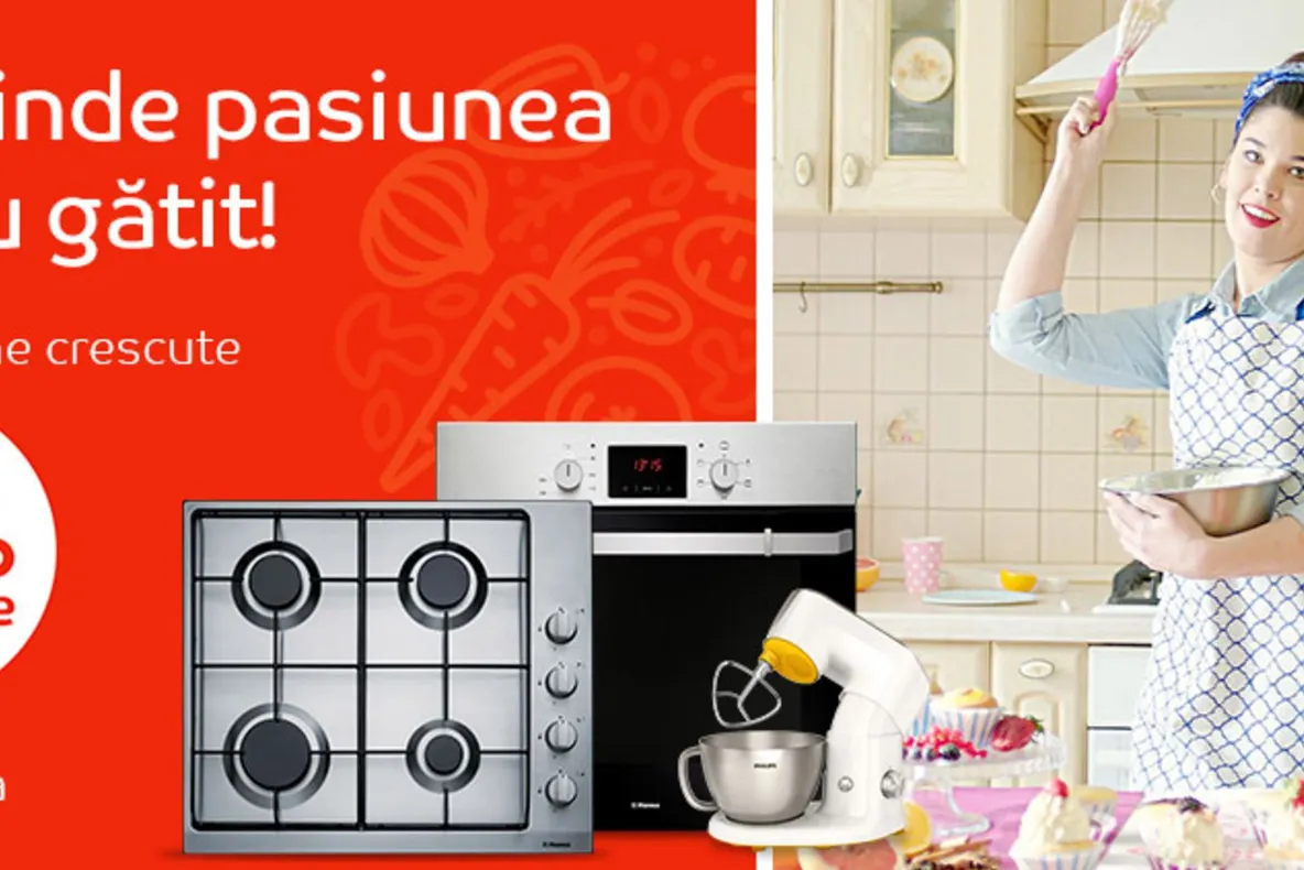 eMAG Cooking Days – Aragazuri, hote si cuptoare cu reduceri impresionante