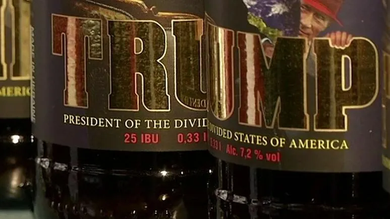Trump, numele unei beri din Ucraina. Cum este ironizat preşedintele Americii pe etichetă