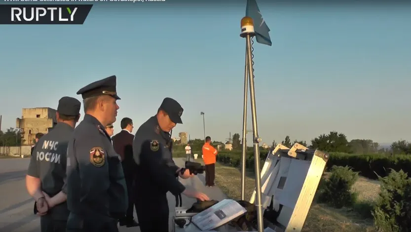 Rusia a detonat o bombă gigantică în Marea Neagră. Imagini spectaculoase
