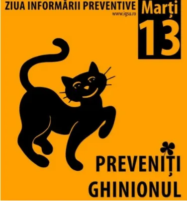 Marți, 13. Preveniți ghinionul!