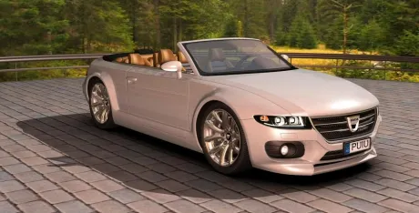 Cum arată Dacia Aventurier, primul model autohton decapotabil. Caroseria aduce cu un Audi TT